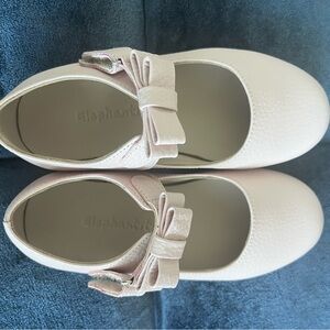 Elephantito Charlotte pink  Bow Mary Jane Shoes sz 10